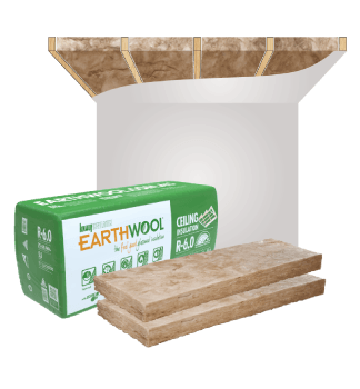 Ceiling Insulation Batts by Earthwool - Buy Online at Ecolife Solutions